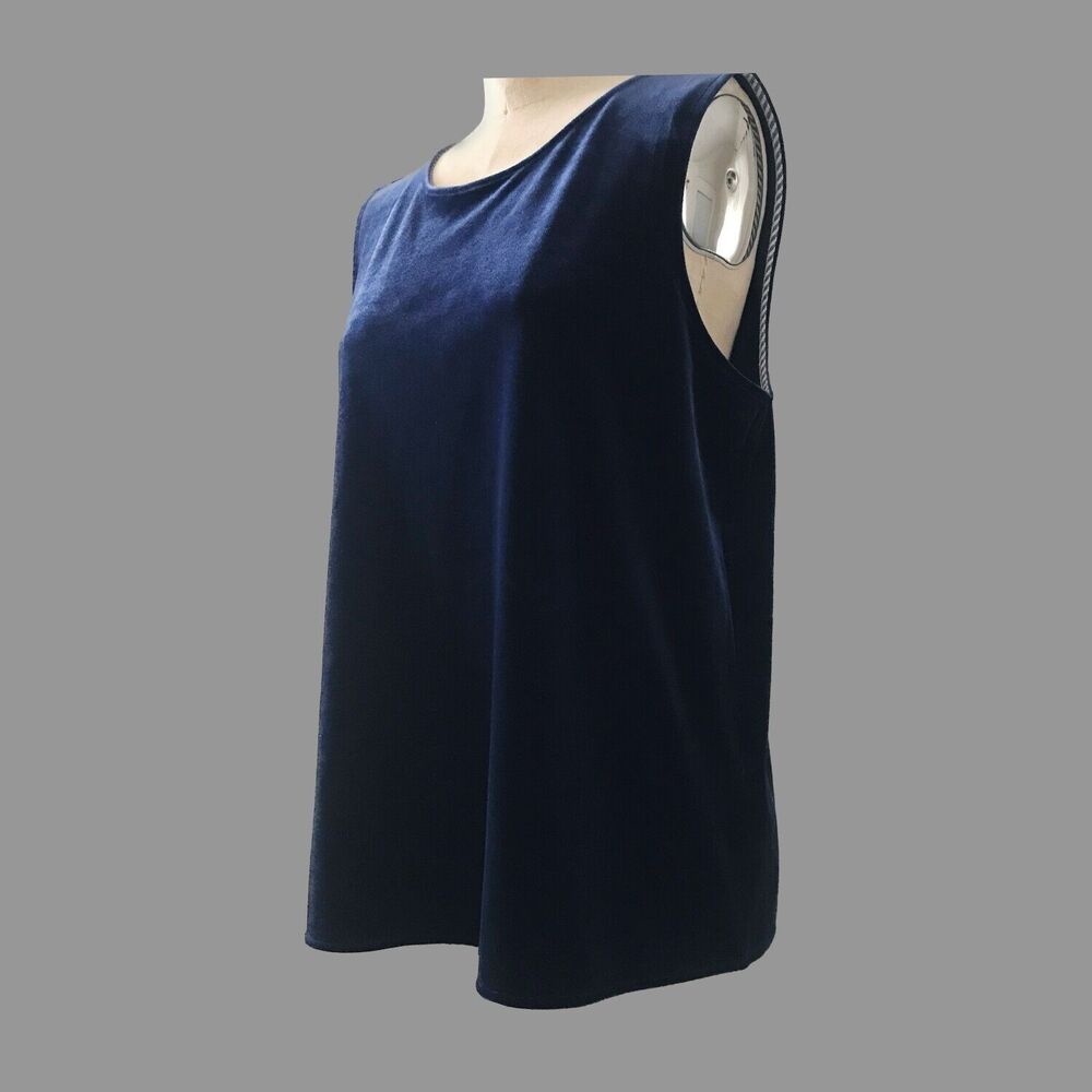 Vineyard Vines Blue Velvet Classic Sleeveless Camisole Tank Top Size M